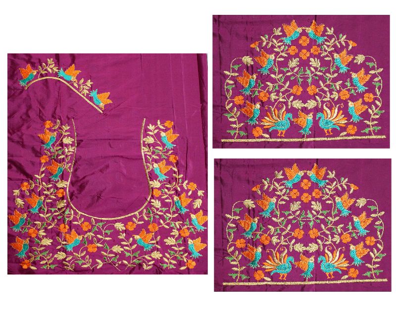 Womens elegant Design Embroidered blouse at Rs 500/piece