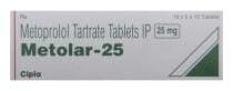 Metolar-25 Tablets, Color : White