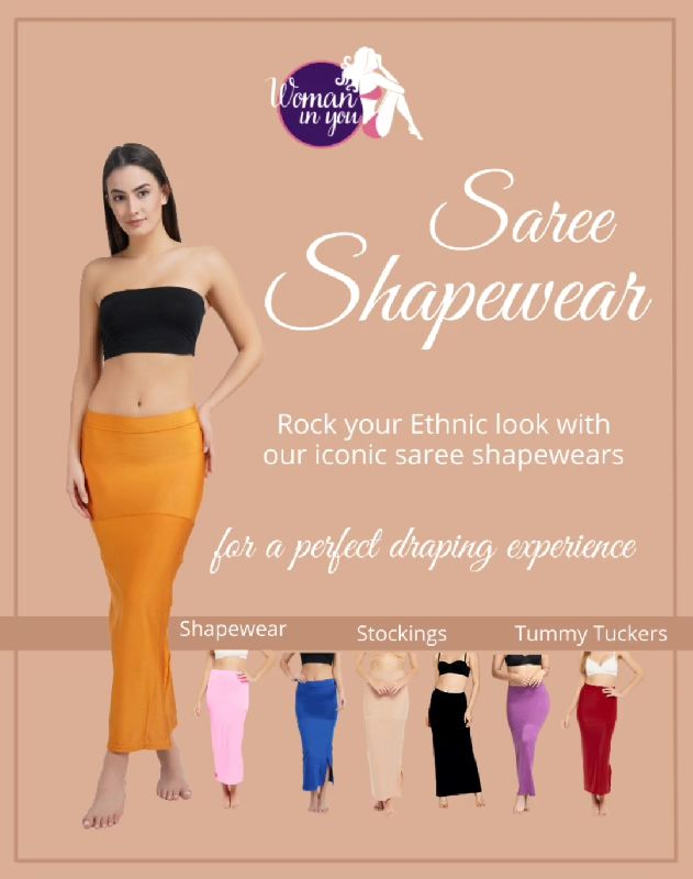 saree shapewear petticoat, for Easy Wash, Dry Cleaning, Anti-Wrinkle,  Shrink-Resistant, Packaging Type : Packet at Rs 699 / Units in Surat