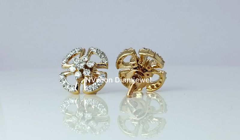 Light Weight Jew Golden Ladies Gold Earrings 4inch