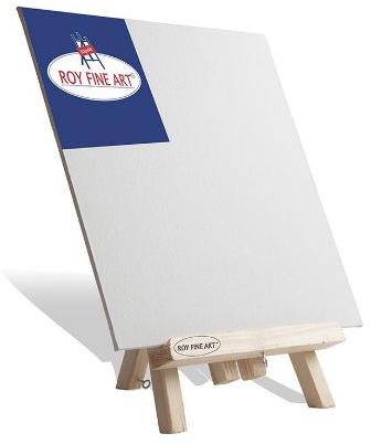 Square & Rectangle White Canvas Board with Easel