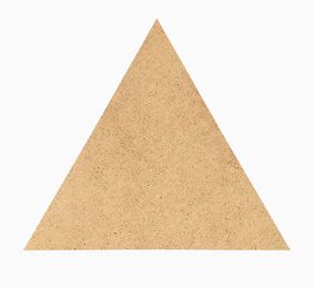 Triangle Shape Canvas Board