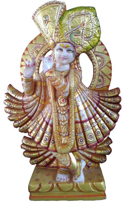 Marble Krishna Statue handicrafts
