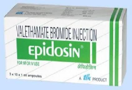 Epidosin Valethamate Bromide Injection, Packaging Size : 3 x 10 x 1 ml