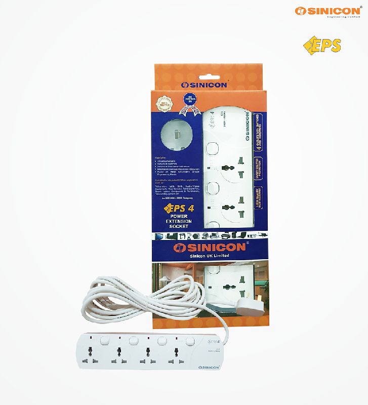 Power Extension Multiple Switch Universal Socket, Color : White