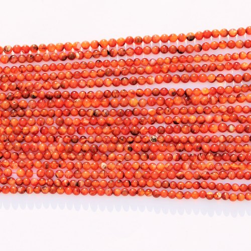 Carnelian Round Plain Beads