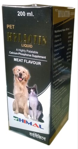 Hylactin Pet Calcium Syrup, Packaging Size : 200ml