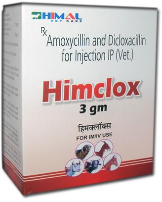 Veterinary Amoxycillin And Cloxacillin Injection, Packaging Size : 3gm