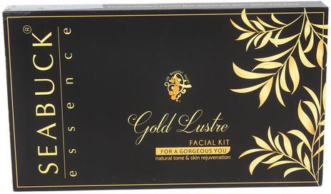 Seabuck Essence Gold Luster Facial Kit, Feature : Lightening