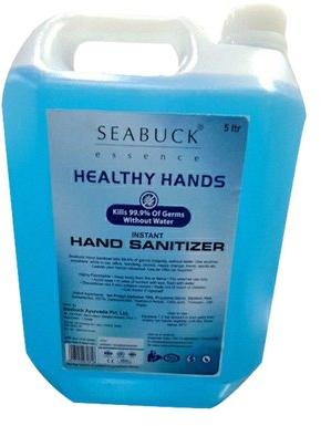 Seabuck Essence hand sanitizer, Packaging Size : 5 Litre