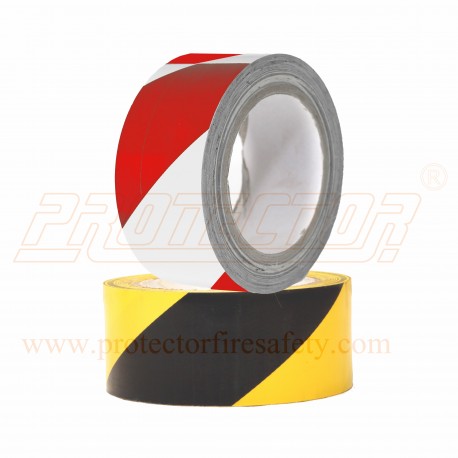 Protector FLOOR MARKING TAPE, Size : Width 50mm, Color : Black/Yellow ...