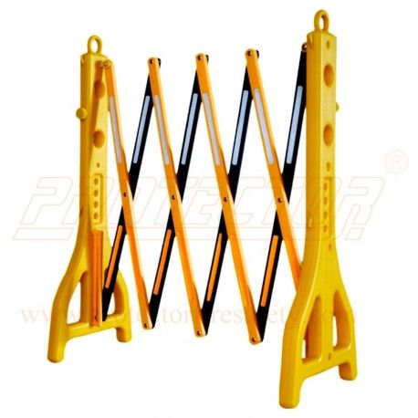 FOLDABLE AND EXPANDABLE PVC BARRIER