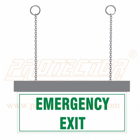 LED EMERGENCY EXIT SIGN, for Hospital, Shopping Malls, Theaters, Offices, Hotels Restaurants, Airport Terminal