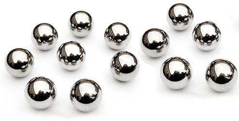 Round AISI 420 Stainless Steel Balls, Color : Grey