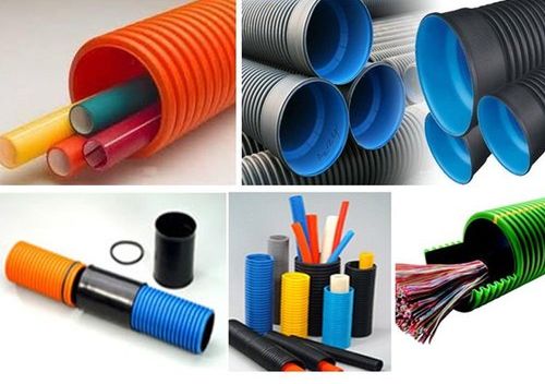75mm ID HDPE Double Wall Corrugated Pipe