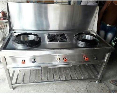 Chinese Three Burner Range