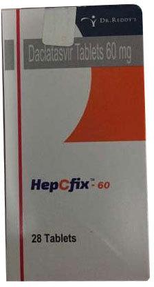 HepCfix Daclatasvir Tablets, Medicine Type : Allopathic