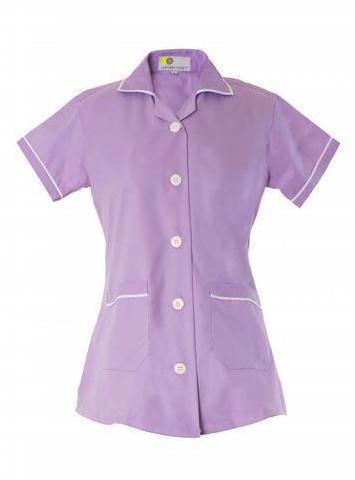 Pure Cotton Plain Nurse Coat, Size : Small, Medium, Large, XL, XXL