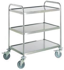 Stainless Steel Trolley, Size : 750 x 475 x 900 Mm