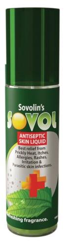 Sovolin's Sovol Antiseptic Spray, Packaging Size : 100 ml