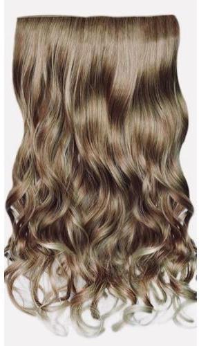 Clip Hair Extension, Color : Brown