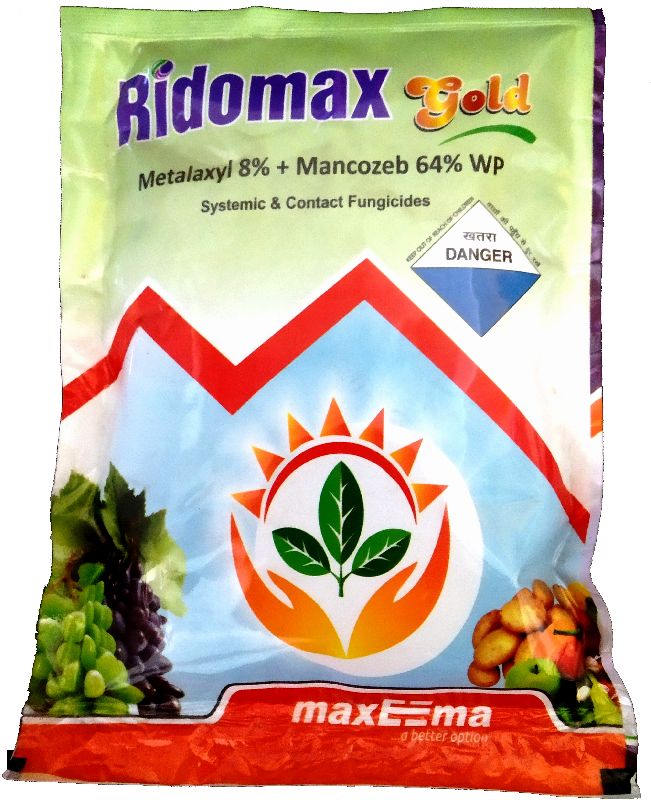 Metalaxyl 8% + Mancozeb 64% WP Ridomax Gold