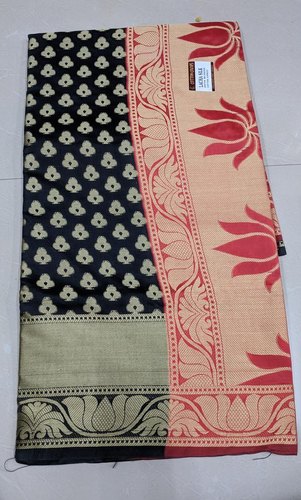 Semi-Stitched Printed Silk Cotton Sarees, Occasion : Casual Wear