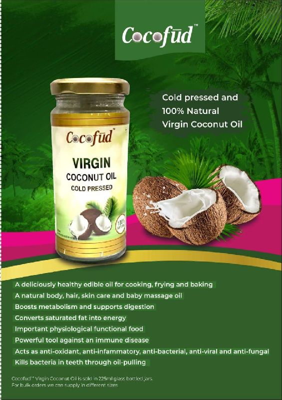 Cold pressed Virgin coconut oil