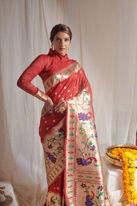 Half Paithani Sarees