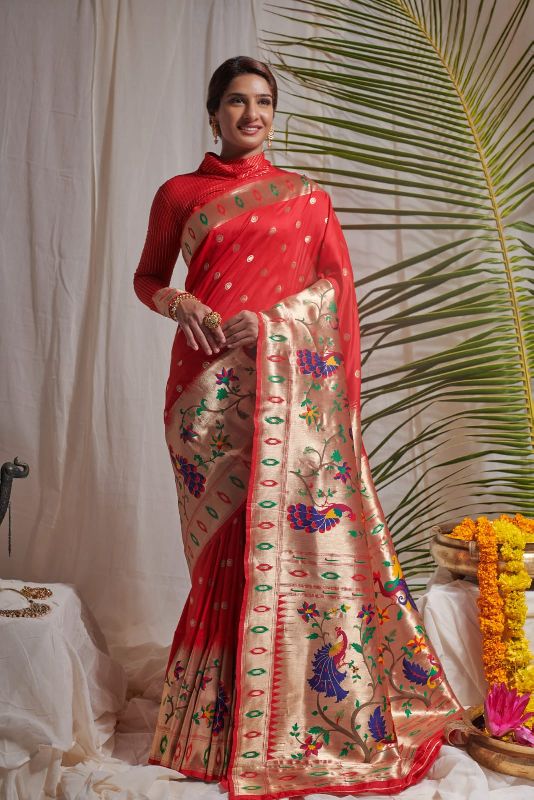 Half Paithani Sarees