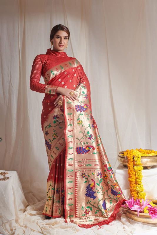 Half Paithani Sarees