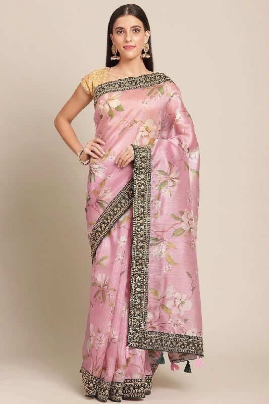 Khadi Organza Sarees