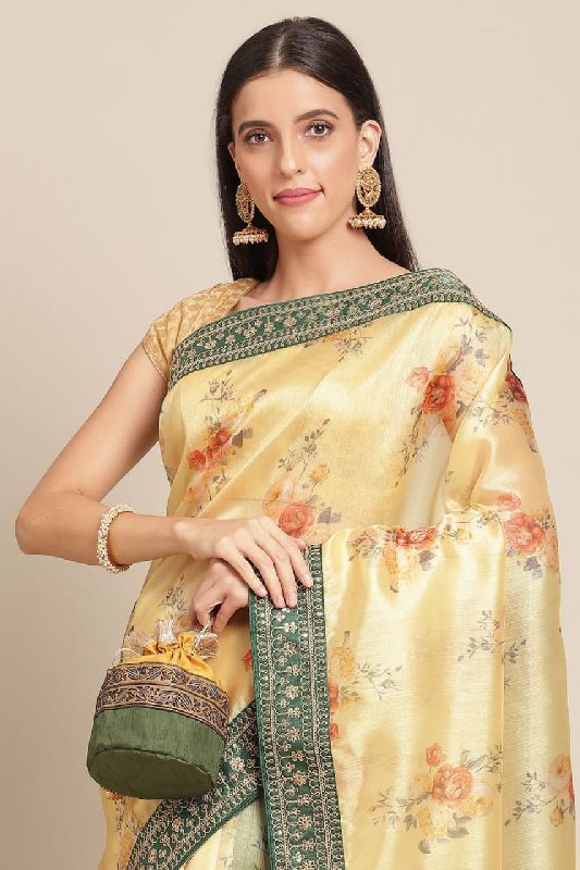 Khadi Organza Sarees