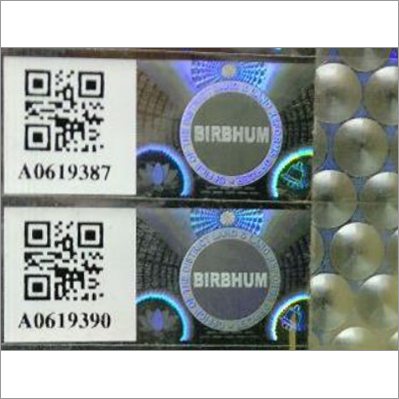 High security Hologram With QR Code