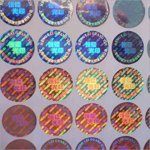 Printed Paper Colored Hologram Stickers, for Industrial