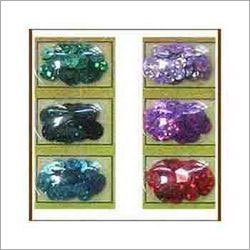 Oval Plastic Holographic Sequins, for Textile Industry, Size : Standard