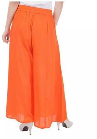 Rangrez Ladies Orange Palazzo Pant, Gender : Female