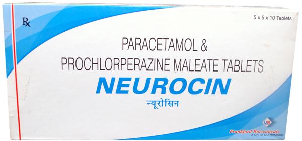 NEUROCIN Paracetamol &amp;amp; Prochlororperazine Maleate Tablets