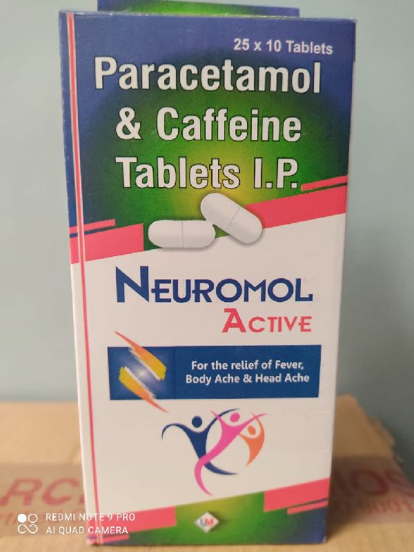 Neuromol Active Paracetamol Caffeine Tablets