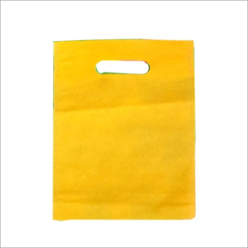 D Cut Non Woven Yellow Bags, for Goods Packaging, Technics : Machine Made