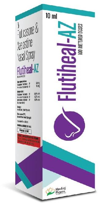 Flutiheal AZ Nasal Spray, Form : Liquid