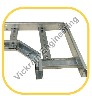 Gi L Bend Ladder Cable Tray, Color : Metallic, Silver