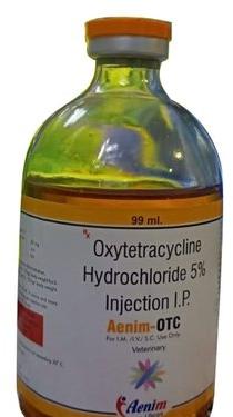 Aenim Oxytetracycline Hydrochloride Injection, for Clinical, Packaging Size : 99 ml