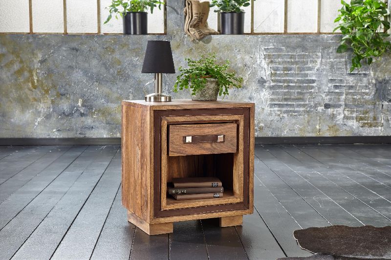 Wooden Bedside Table