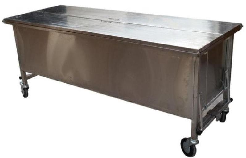 Standard Steel White Dead Body Preservation Tank, For Hospital