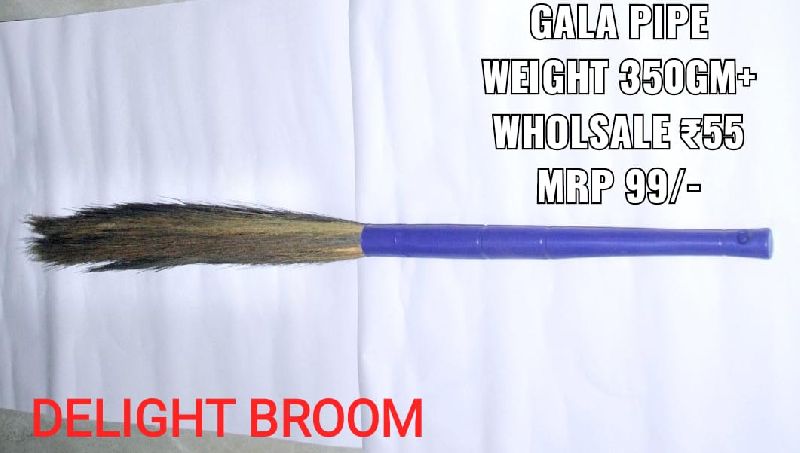 Gala Pipe Grass Broom, For Cleaning, Feature : Reliable, Sweep Face