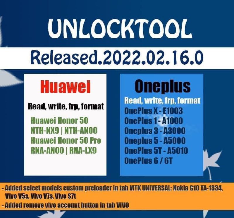 UNLOCK TOOL Software