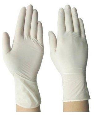 Latex 400 mm Powdered Surgical Gloves, for Hospital, Feature : Easy To Wear, Fine Finish, Soft Texture