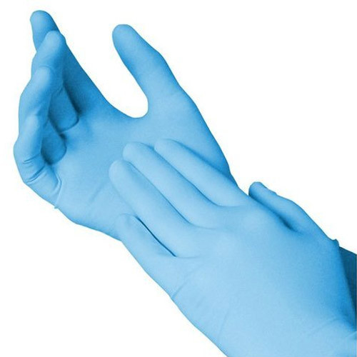 Latex 400 mm Powderfree Surgical Gloves, for Hospital, Pattern : Plain