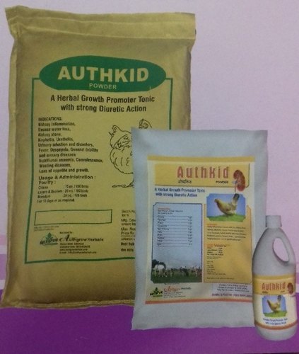 Authgrow Herbal Authkid Poultry Feed Supplement, Shelf Life : 2 Year